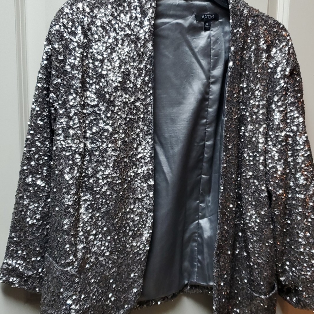 Sequined  holiday jacket